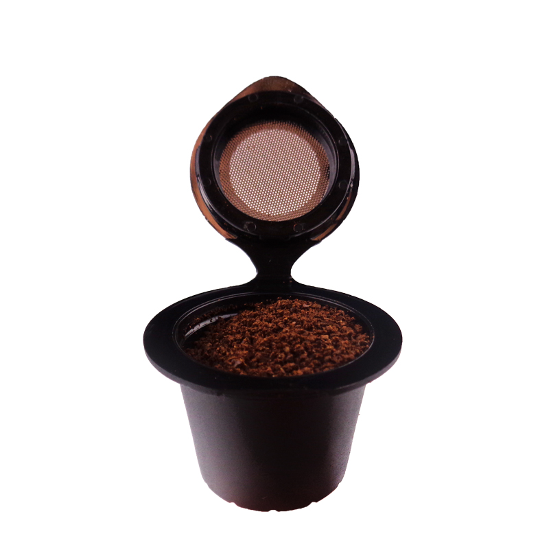 Nachfüllbare wiederverwendbare Kaffee Kapseln Pads Nespresso Espresso DE