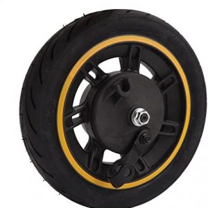 Ninebot Max G30 Reifen Felge mit Ventil Ersatz Schwarz