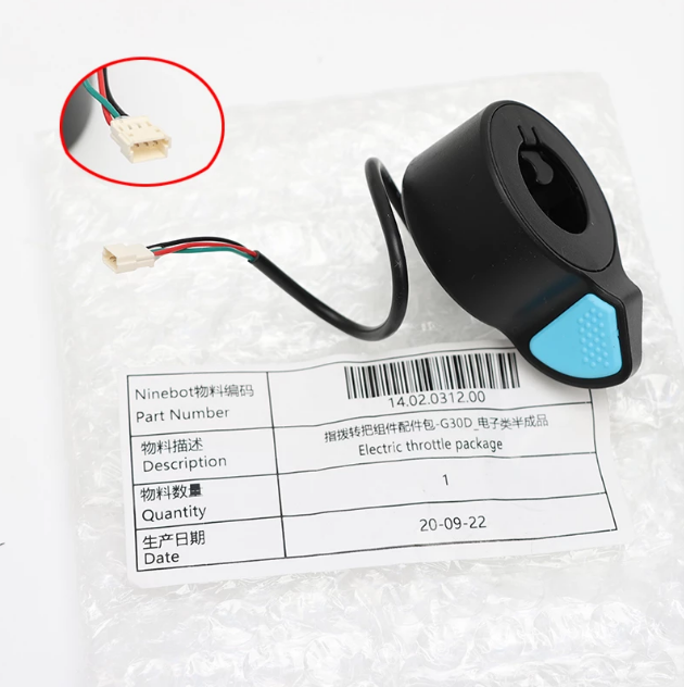 Ninebot G30 G30D G30 LD Original Elektronische Gas Pedal Blau Accelelator