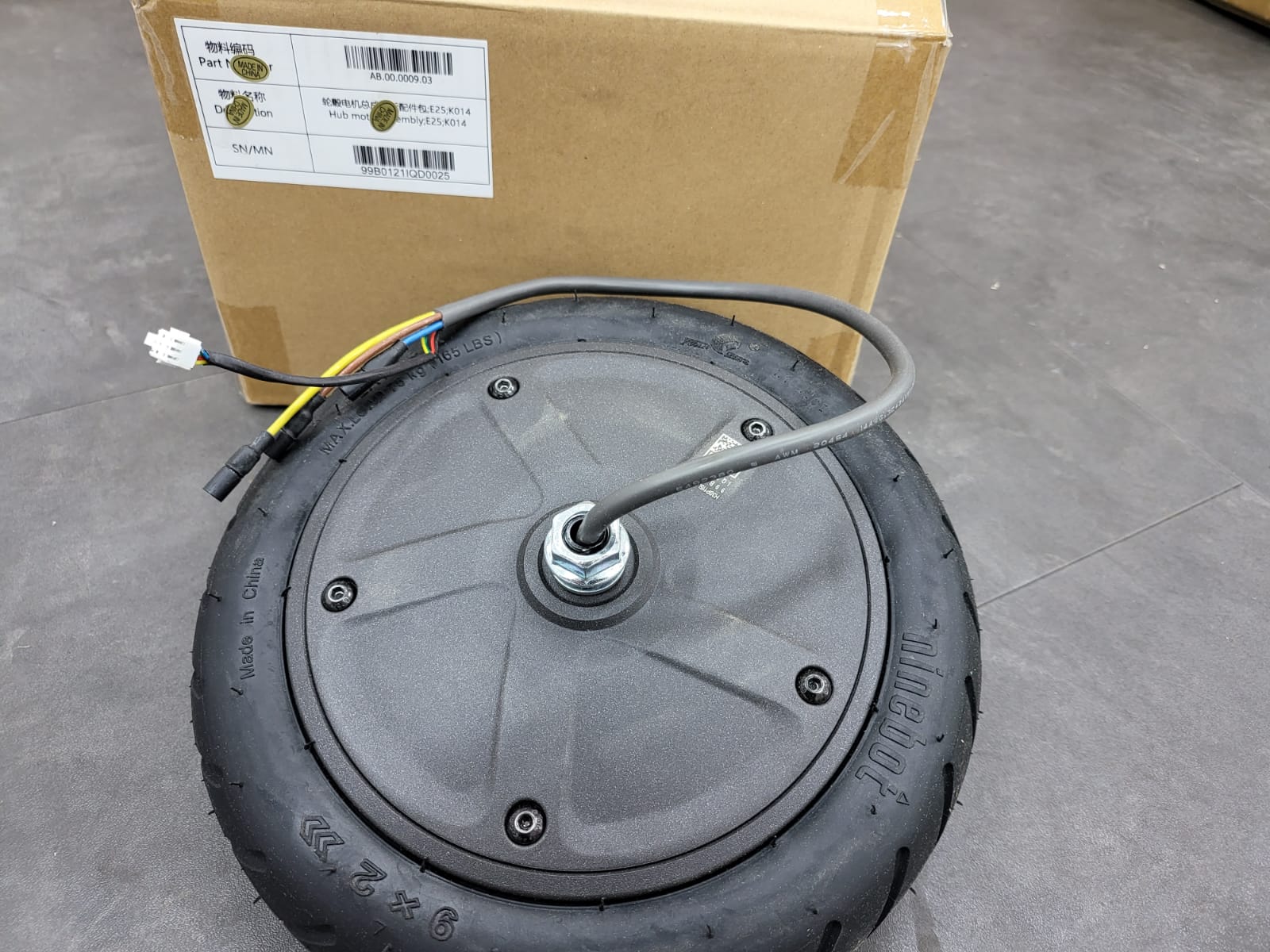 Original Ninebot E22D E25D E45D Motor mit Reifen Ersatzteil