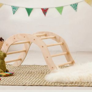 Triangle Kletterer Kletter Bogen Montessori für Kinder und Kleinkinder Möbel Kletterdreieckure Pickler Art