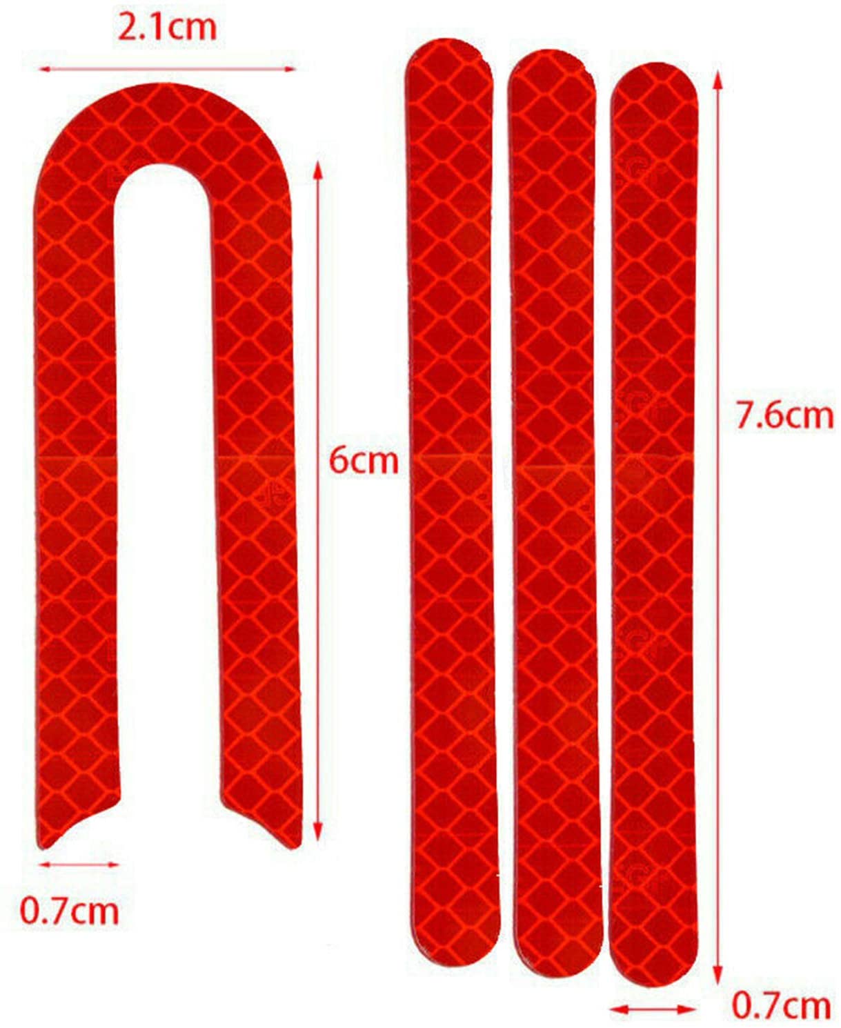 Xiaomi M365 1S Pro 2 4 Stück Reflektor Rot Vorne Hinten