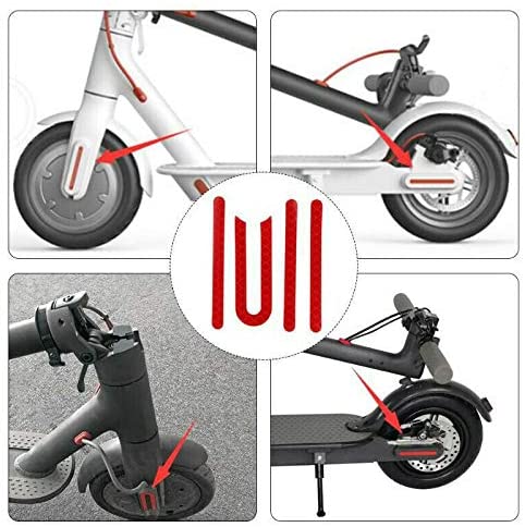 Xiaomi M365 1S Pro 2 4 Stück Reflektor Rot Vorne Hinten